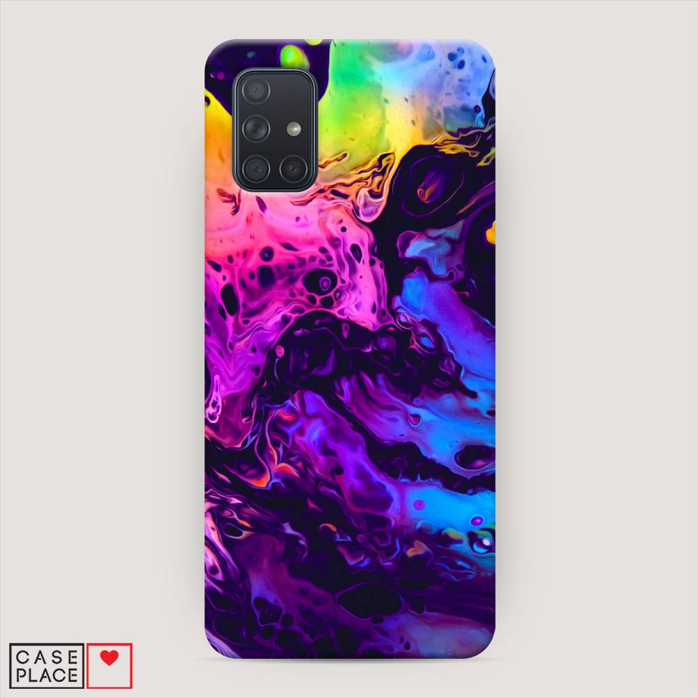 фото Пластиковый чехол "acid fluid" на samsung galaxy a71 awog