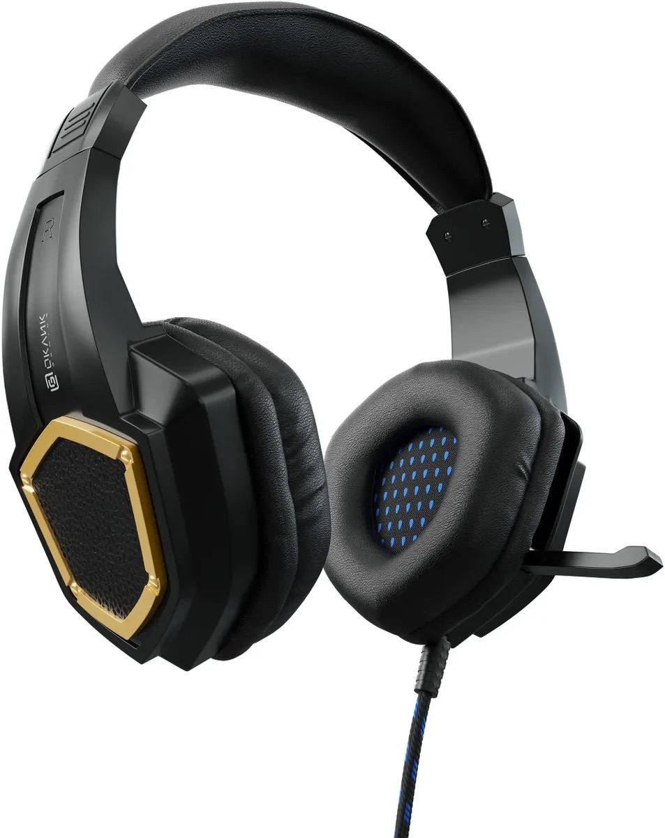 

Гарнитура игровая Oklick HS-L310G Guardian, для компьютера, мониторные, проводные, черны, Гарнитура игровая Oklick HS-L310G Guardian, для компьютера, мониторные, проводные, черный / золотистый [359483]
