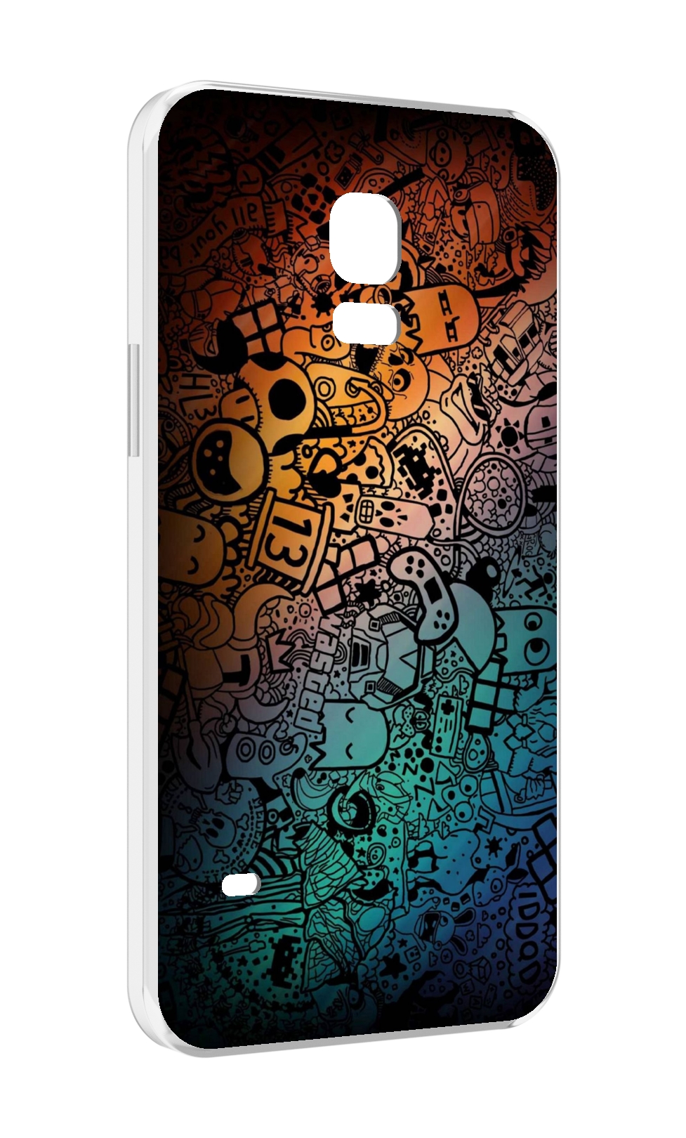 

Чехол MyPads стикеты в тени для Samsung Galaxy S5 mini, Прозрачный, Tocco