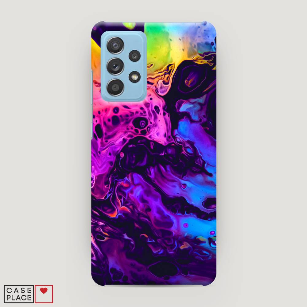 фото Пластиковый чехол "acid fluid" на samsung galaxy a52s awog