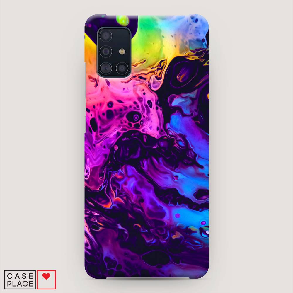 фото Пластиковый чехол "acid fluid" на samsung galaxy a51 awog