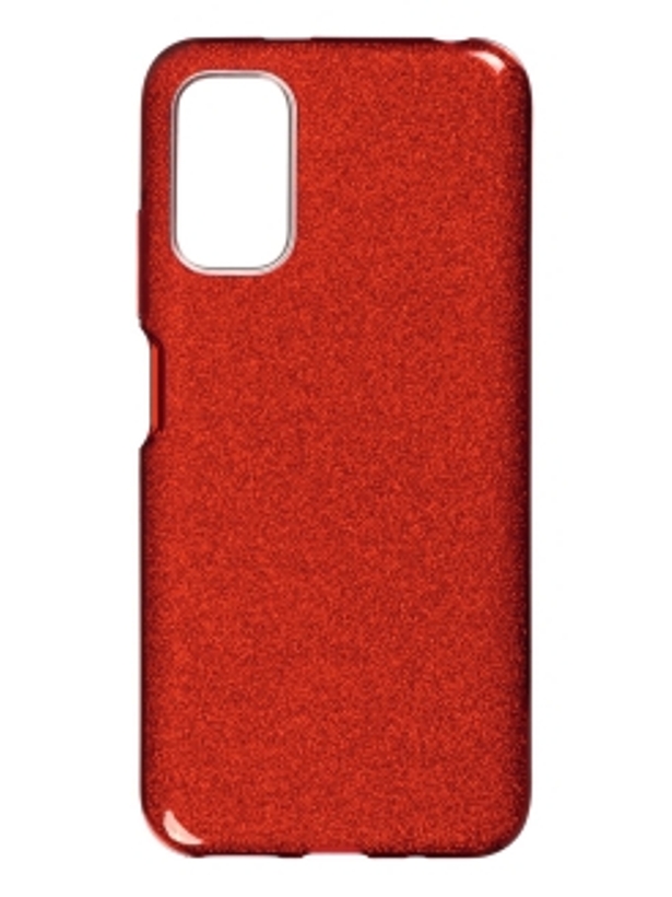 

Чехол блестящий для Xiaomi Poco M3 PRO красный