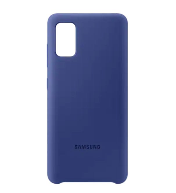 

Чехол Silicone Cover для Samsung Galaxy A41 темно-синий