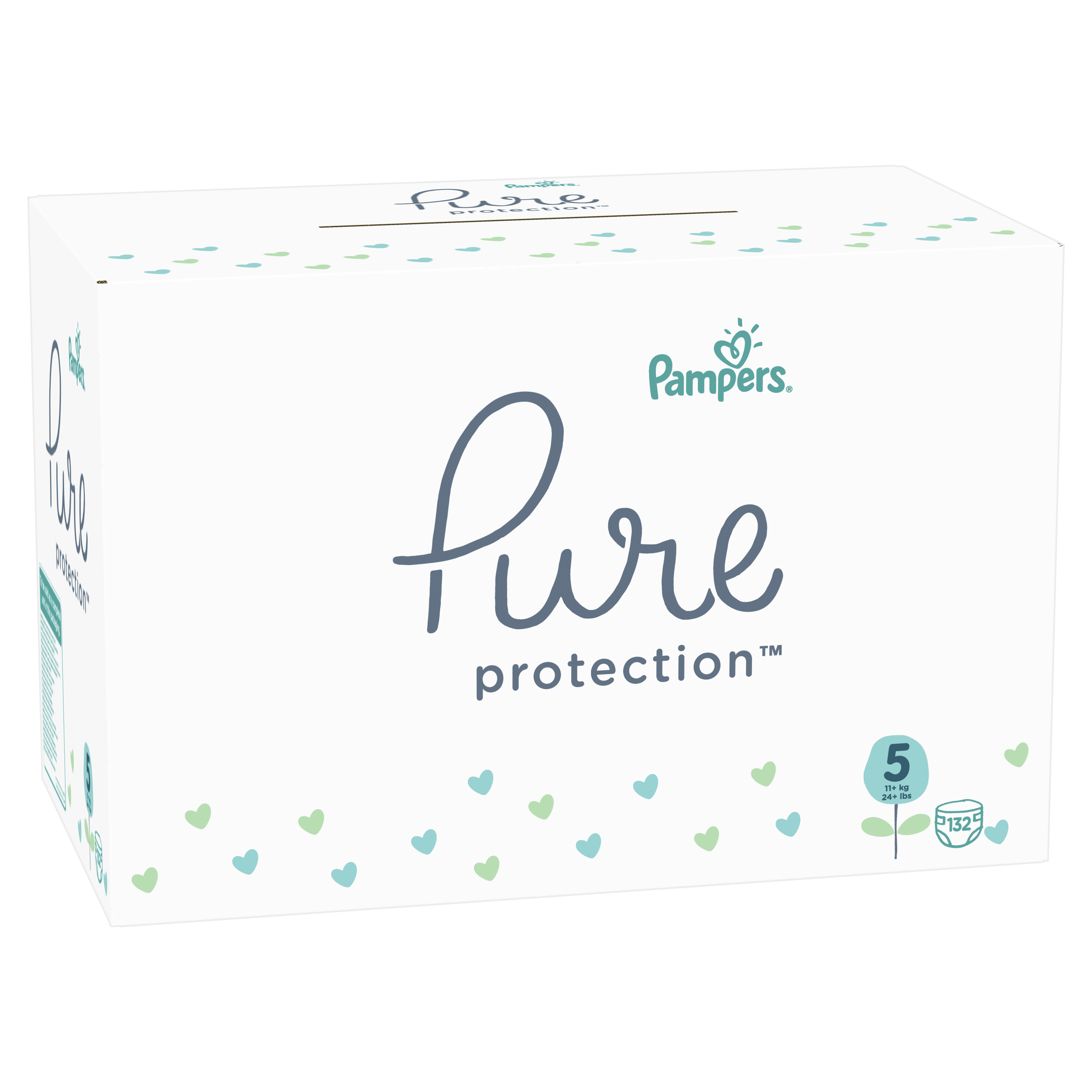 

Подгузники Pampers Pure Protection Junior 5 (11+ кг), 132 шт.