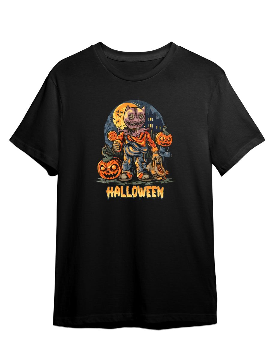 

Футболка унисекс СувенирShop Хеллоуин/Halloween/Тыква/Зомби 30 черная S, Черный, "Хеллоуин/Halloween/Тыква/Зомби" 30