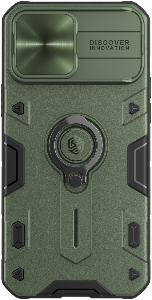 фото Чехол nillkin camshield armor with ring and camera cover для iphone 13 pro max
