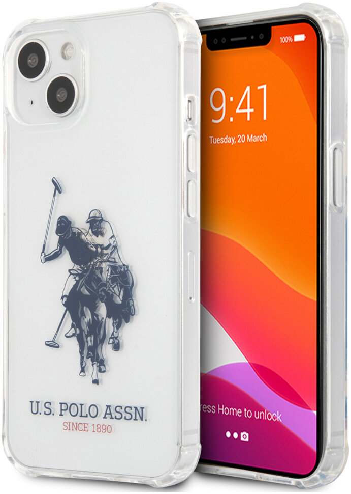 фото Чехол cg mobile u.s. polo assn. pc/tpu shockproof horse hard для iphone 13 mini