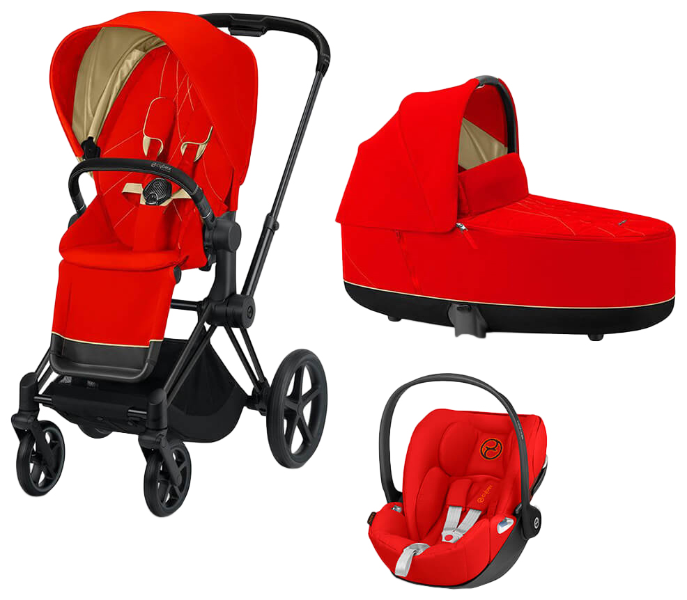 

Коляска Cybex priam iii 3 в 1 matt black / autumn gold, PRIAM III 3 в 1