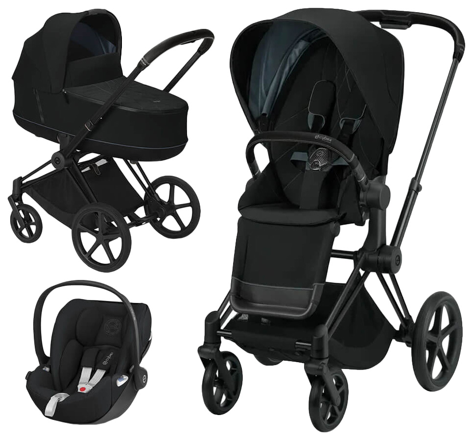 

Коляска Cybex priam iii 3 в 1 matt black / deep black, PRIAM III 3 в 1