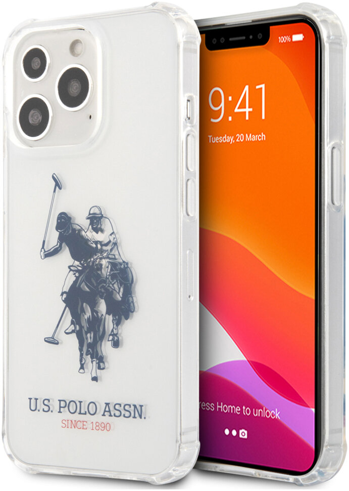 фото Чехол cg mobile u.s. polo assn. pc/tpu shockproof horse hard для iphone 13 pro