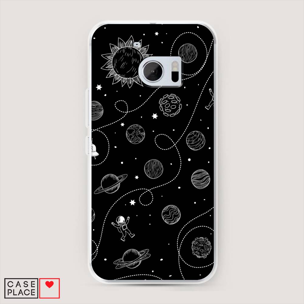 

Чехол Awog на HTC One M10 (HTC 10) / Эйчтиси One M10 (Эйчтиси 10) "В невесомости", 101950-4