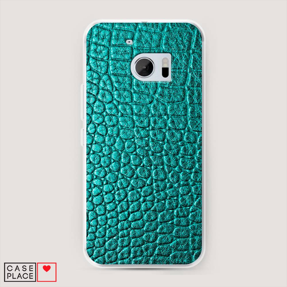 

Чехол Awog на HTC One M10 (HTC 10) / Эйчтиси One M10 (Эйчтиси 10) "Бирюзовая змея", 101950-3