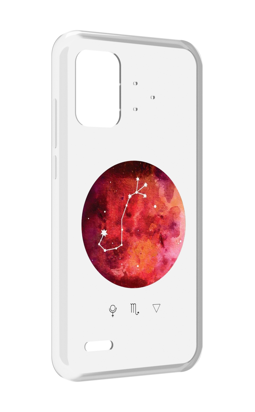 

Чехол MyPads знак зодиака скорпион 6 для UMIDIGI Bison Pro, Прозрачный, Tocco