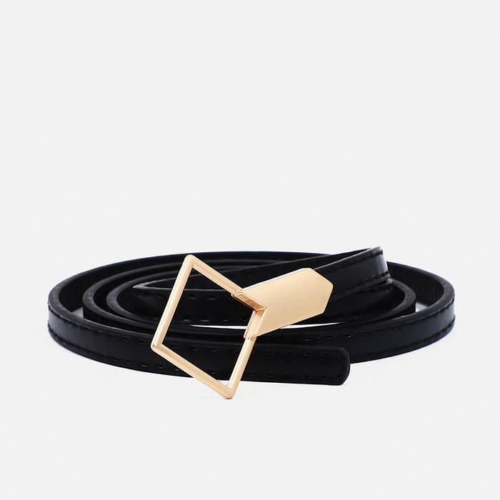 Ремень женский 9720548 черный, 110х1 см