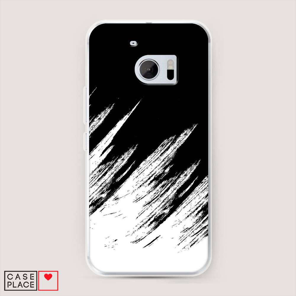 

Чехол Awog на HTC One M10 (HTC 10) / Эйчтиси One M10 (Эйчтиси 10) "Черно белые брызги", 101950-3