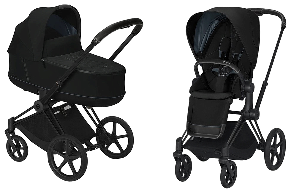 

Коляска Cybex priam iii 2 в 1 matt black / deep black 519002297 / 520000743 / 520000687, PRIAM III