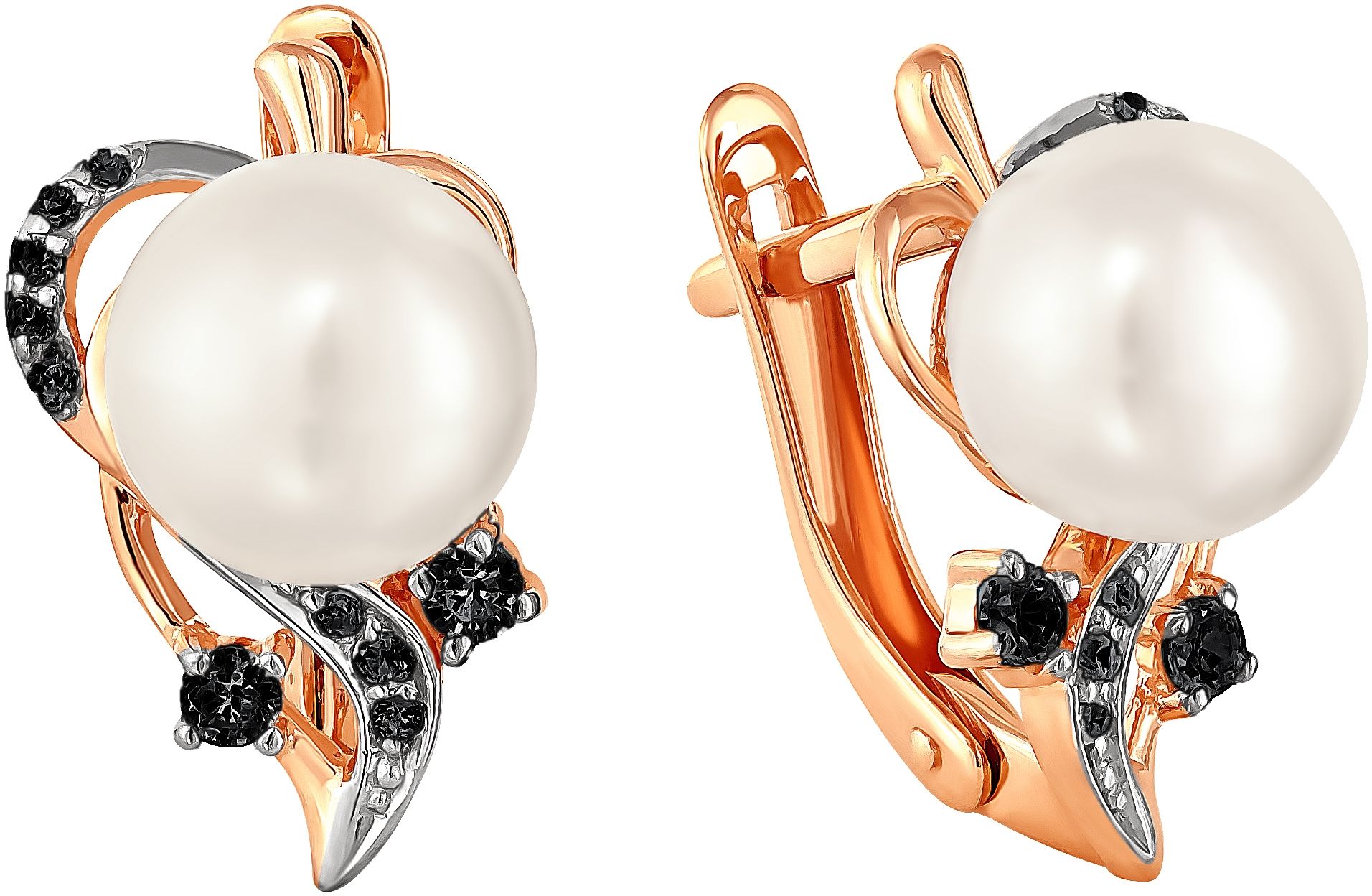 

Серьги женские из золота Примаэксклюзив 290-1-830РФЧ, жемчуг/фианит, 290-1-830РФЧ