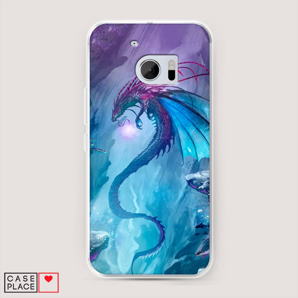 

Чехол Awog на HTC One M10 (HTC 10) / Эйчтиси One M10 (Эйчтиси 10) "Водный дракон", 101950-2