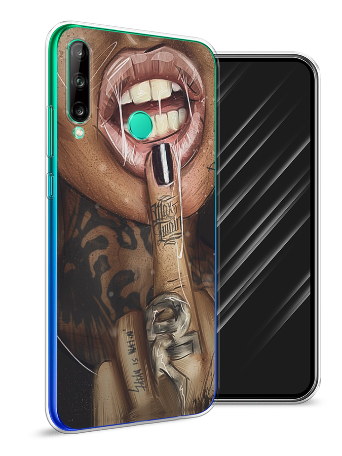 

Чехол Awog на Huawei Y7p "Девушка с татуировками", Бежевый;розовый;черный, 6103350-9