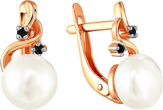 

Серьги женские из золота Примаэксклюзив 290-1-829РФЧ, жемчуг/фианит, 290-1-829РФЧ
