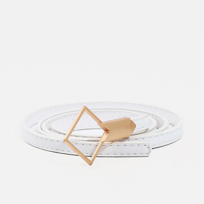 Ремень женский 9720549 белый, 110х1 см