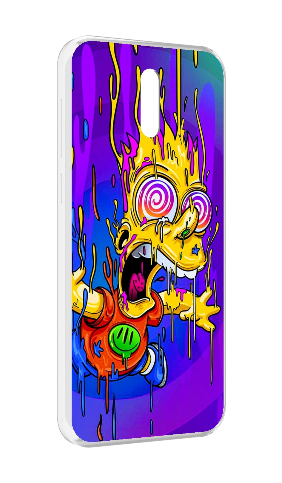 

Чехол MyPads Барт-арт-стрит для Alcatel 3L (2019), Прозрачный, Tocco