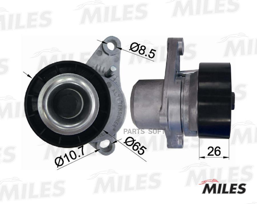 

Натяжитель Miles Ag00303 Citroen C2/C3/C4/Peugeot 307 1.4/1.6 Miles арт. AG00303