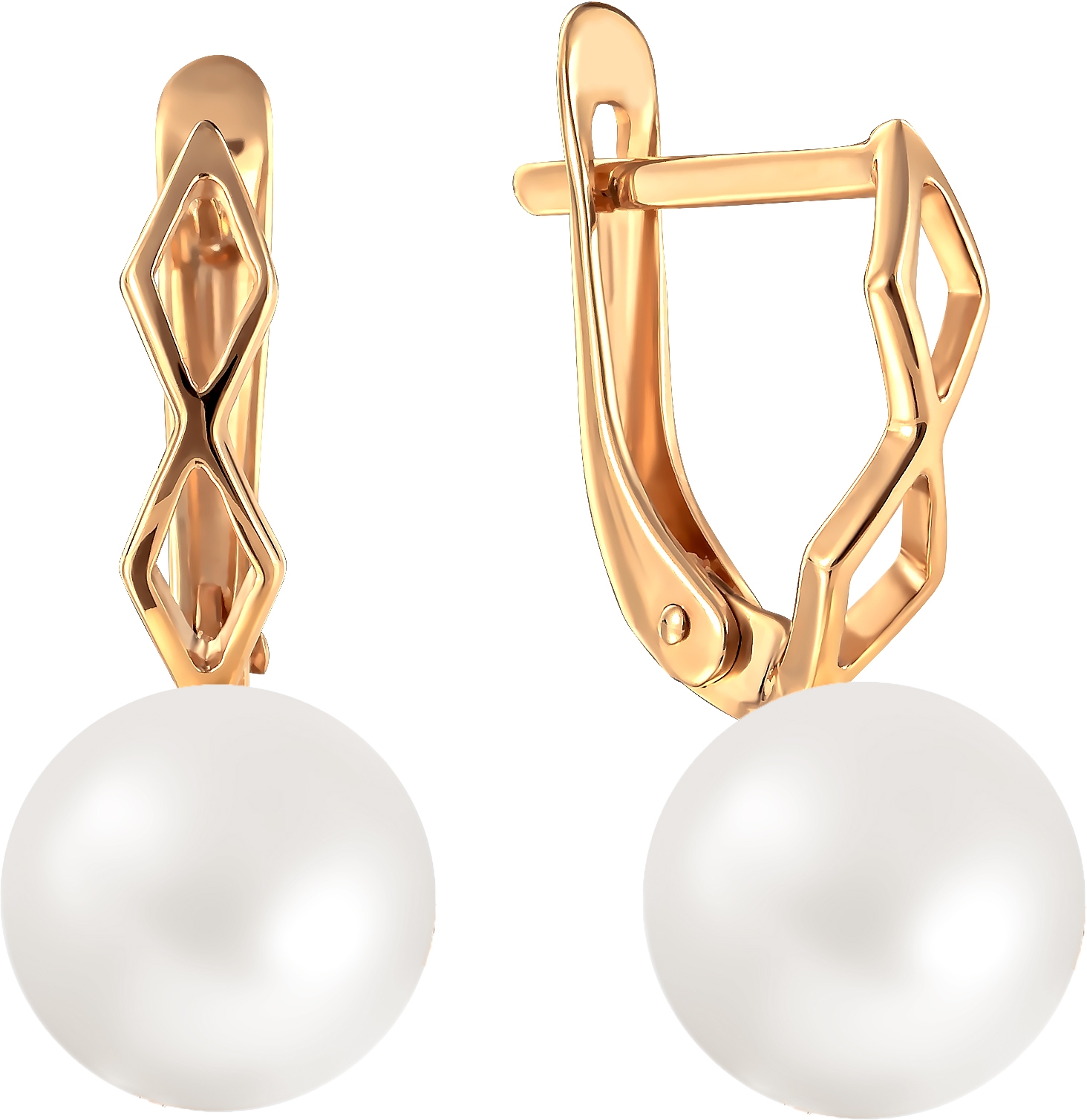 

Серьги женские из золота Примаэксклюзив 290-1-1063, жемчуг, 290-1-1063