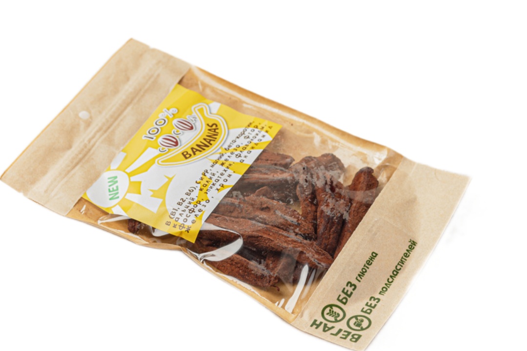 

Бананы вяленые в какао 100 г