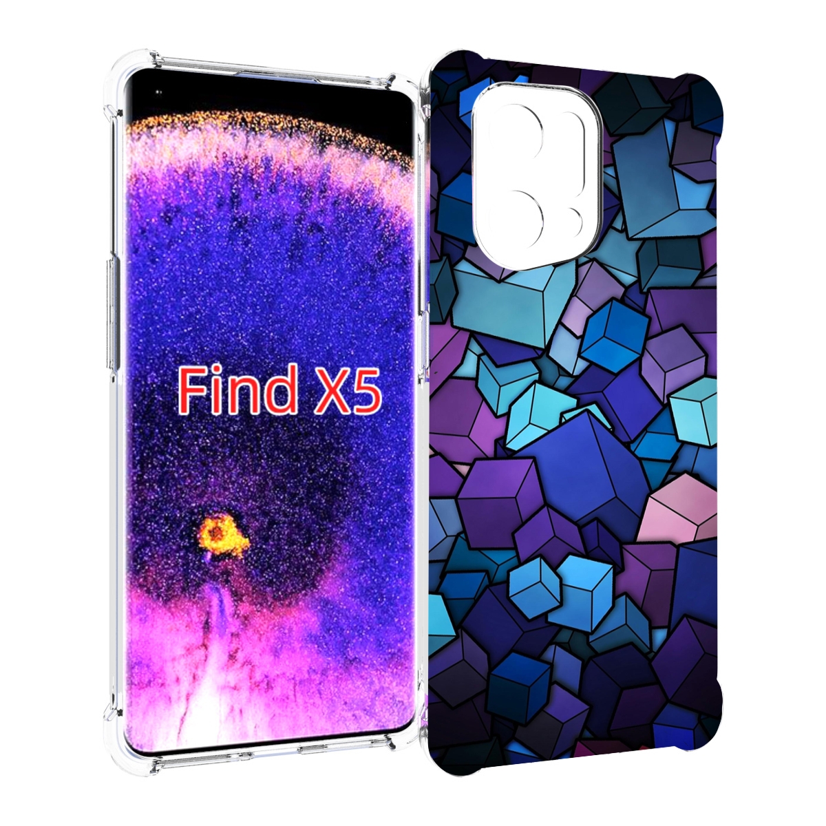 

Чехол MyPads лепестки для Oppo Find X5, Прозрачный, Tocco