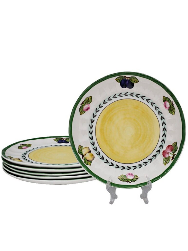 

Набор тарелок Фрукты Lenardi 6 штук 27 см 105-423