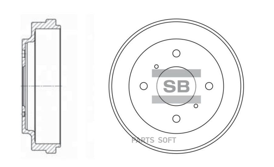 

Тормозной барабан Sangsin brake SD4212