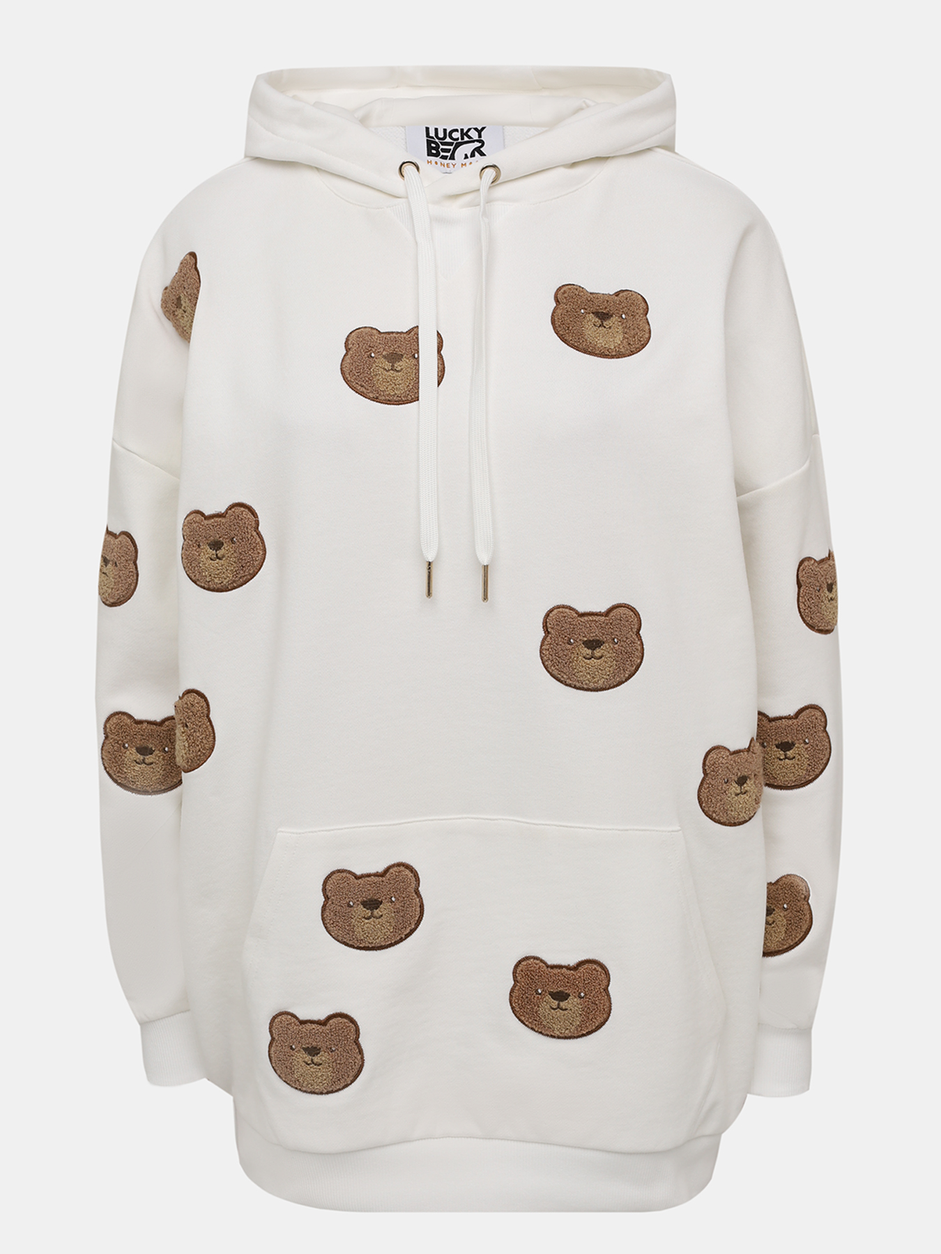 

Худи женское Lucky Bear 000001447 белое 44 RU, Белый, 000001447
