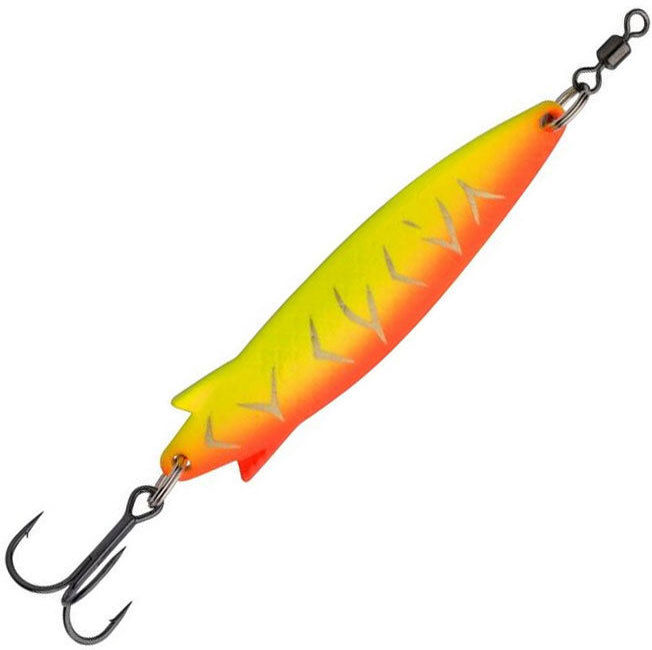 Блесна колеблющаяся Abu Garcia Toby 28g LF #Red Hot Tiger