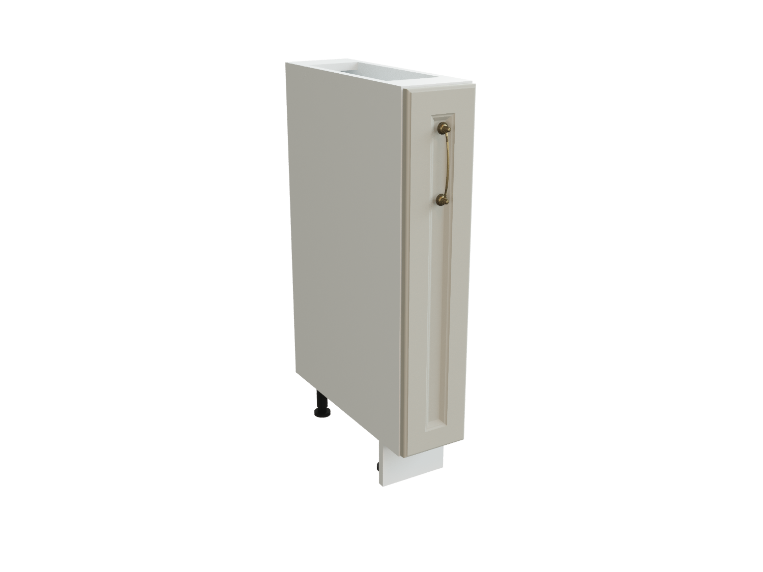 

Шкаф напольный бутылочница SURA Ницца Кварц грей 15x47,8x81,6 арт.ММК-00003243, Серый, nic/bel/botle