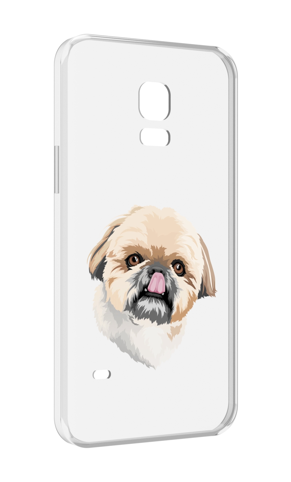 

Чехол MyPads собачка-с-язычком для Samsung Galaxy S5 mini, Прозрачный, Tocco