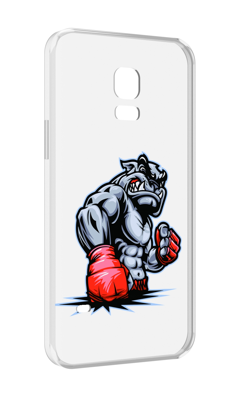 

Чехол MyPads собака-боксер для Samsung Galaxy S5 mini, Прозрачный, Tocco