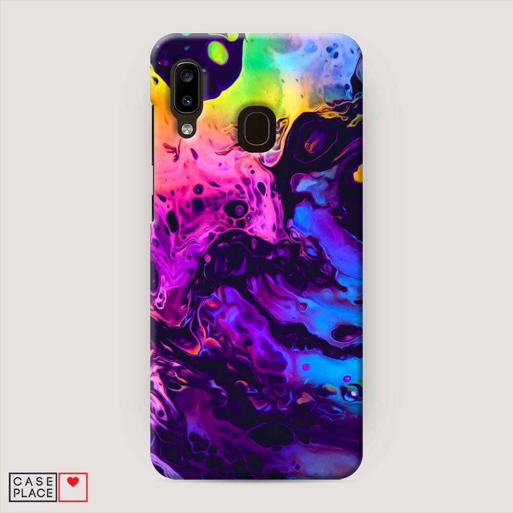 фото Пластиковый чехол "acid fluid" на samsung galaxy a30 awog