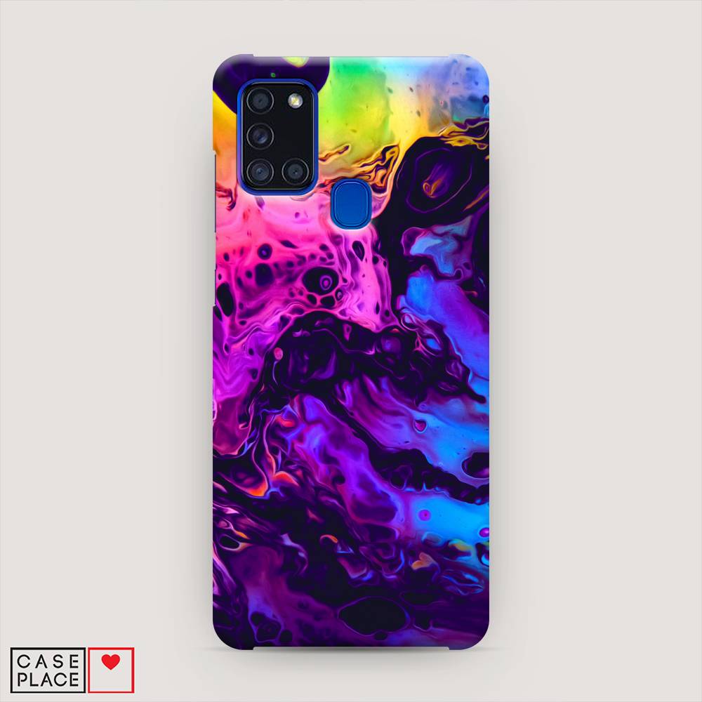 фото Пластиковый чехол "acid fluid" на samsung galaxy a21s awog