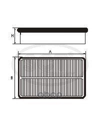 

Воздушный фильтр SB2154 TOYOTA LAND CRUISER PRADO 120. 150 02-