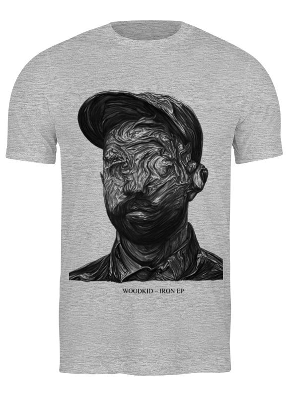 

Футболка мужская Printio Woodkid серая 3XL, Серый, Woodkid