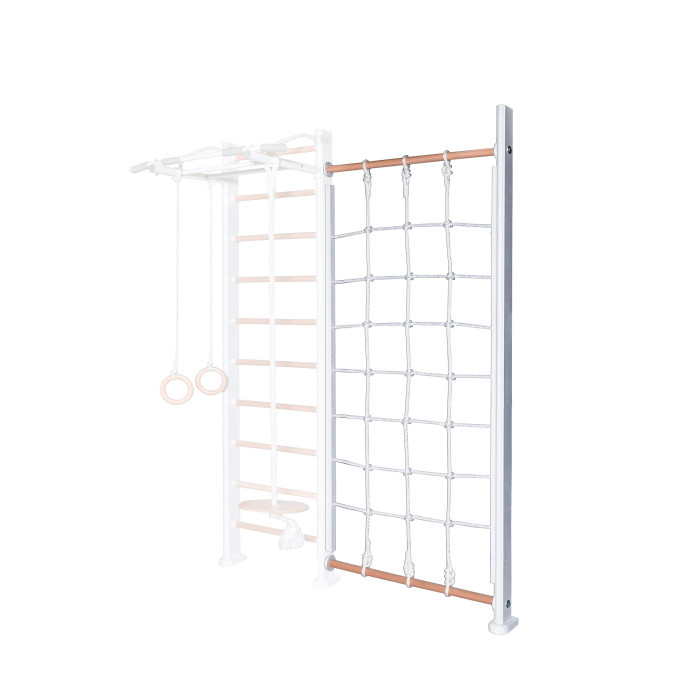 

Стойка с сеткой Perfetto Sport Verticale in legno con rete Bianco-naturale