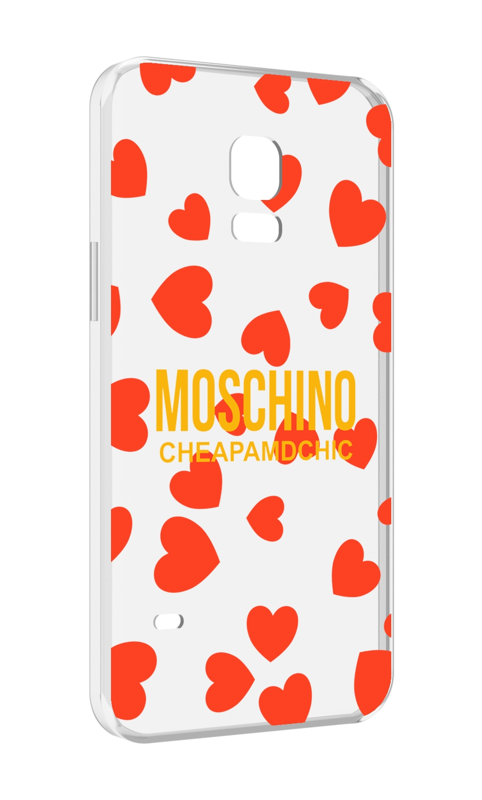 

Чехол MyPads сердца-москино для Samsung Galaxy S5 mini, Прозрачный, Tocco