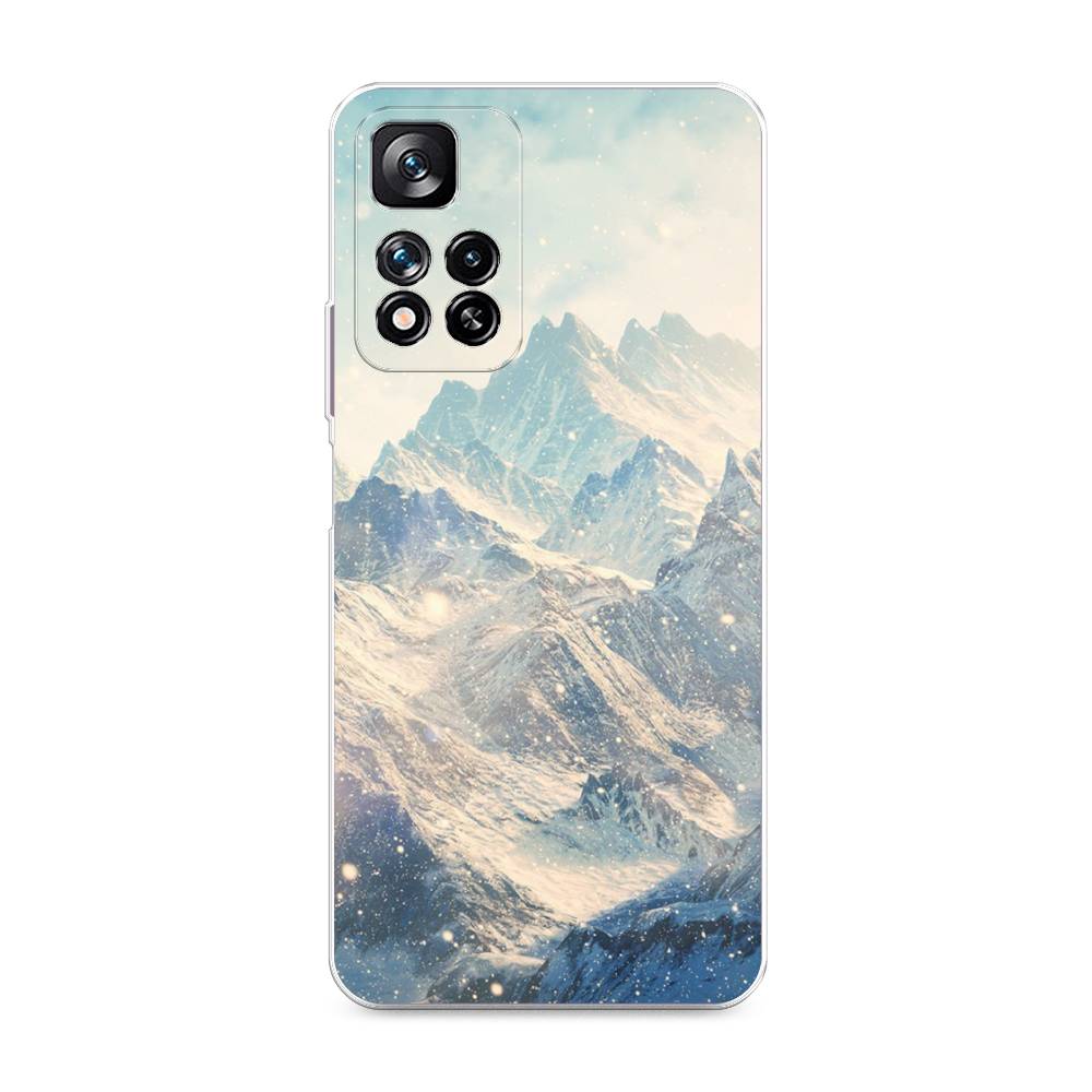 фото Силиконовый чехол "горы 4" на xiaomi redmi note 11 pro plus awog