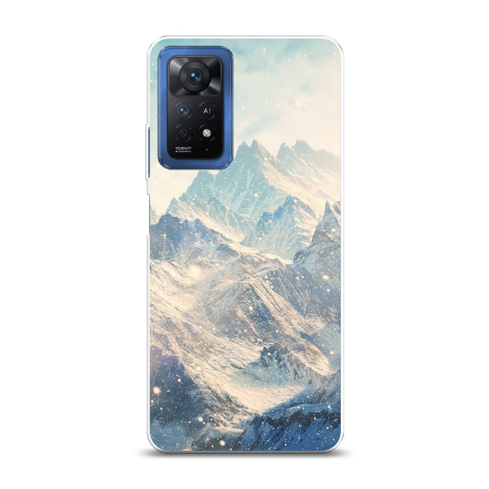 фото Силиконовый чехол "горы 4" на xiaomi redmi note 11 pro 5g awog