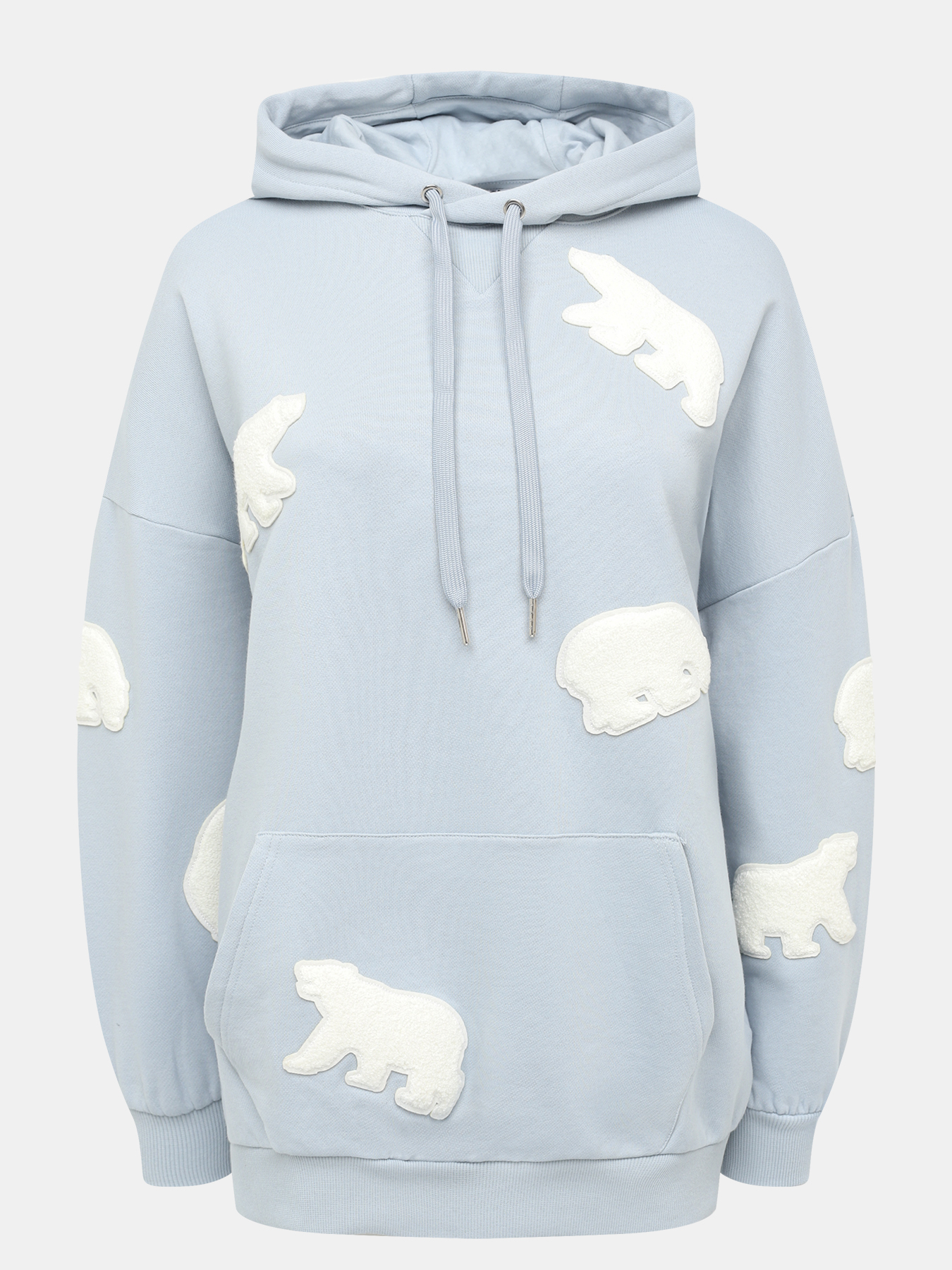 

Худи женское Lucky Bear 449105 голубое 48 RU, Голубой, 449105