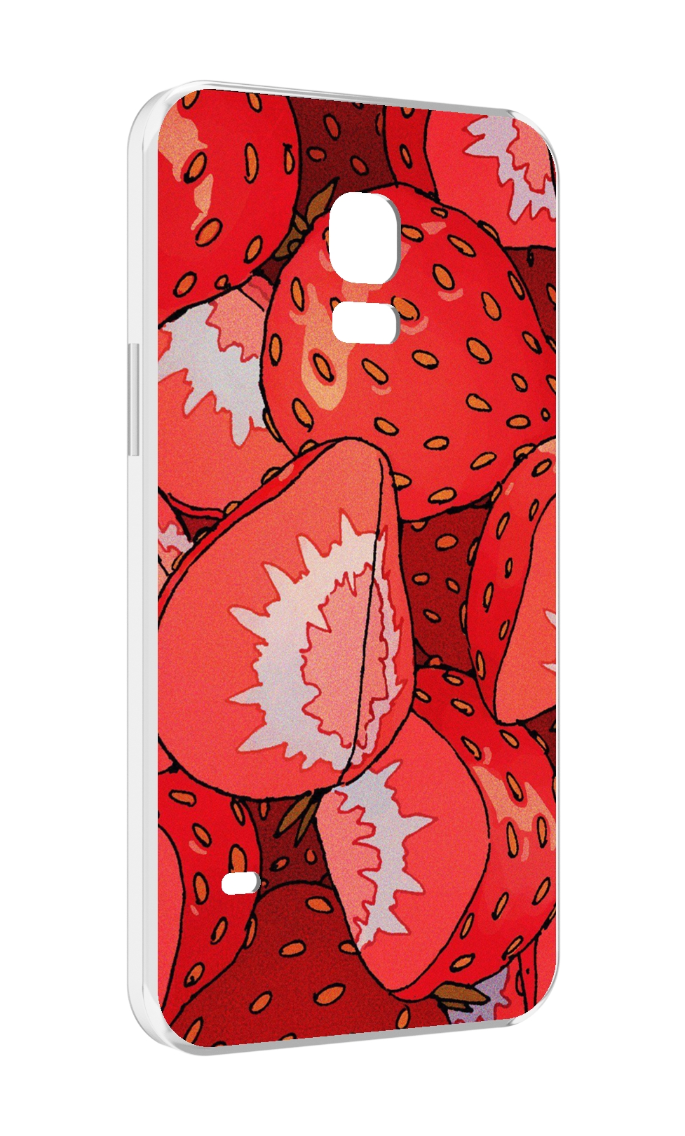 

Чехол MyPads рисованная-клубника для Samsung Galaxy S5 mini, Прозрачный, Tocco