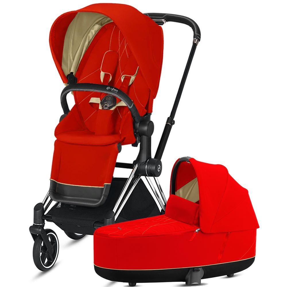 

Коляска 2в1 Cybex Priam III Autumn Gold, шасси chrome/black, PRIAM III