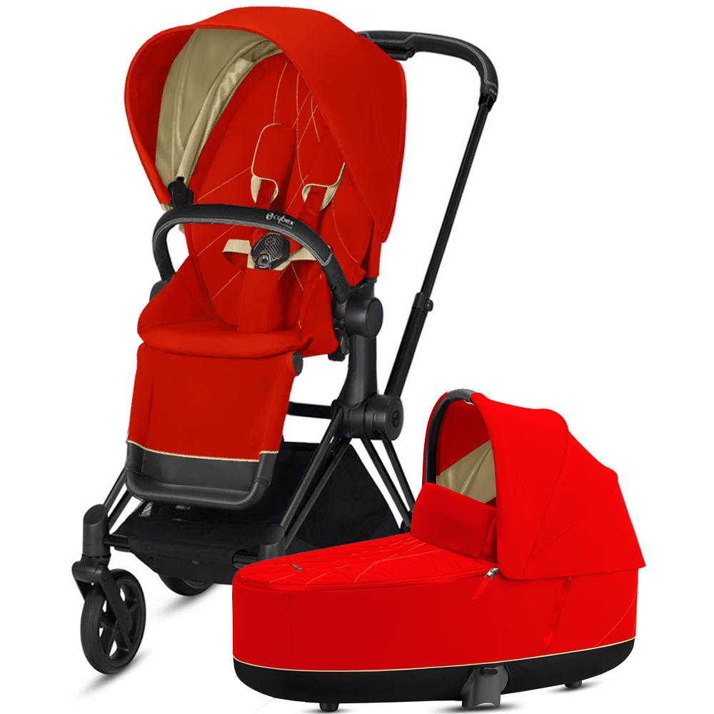 

Коляска 2в1 Cybex Priam III Autumn Gold, шасси Matt/Black, PRIAM III