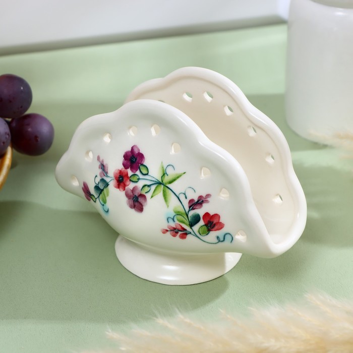 

Салфетница "Чабрец", 11 х 6,5 х 7,5 см, Белый